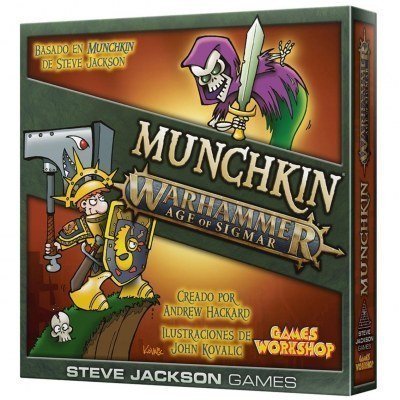 Juego de mesa munchkin warhammer age of sigmar pegi 10