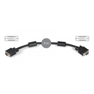 Cable VGA D 15 macho a D 15 macho Fonestar 7818-5