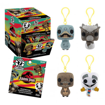 Mystery Minis Jurassic Park Plush Llavero de anilla Multicolor