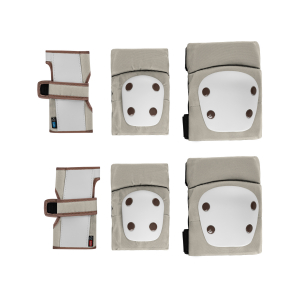 Protectores para rodillas y codos Beige