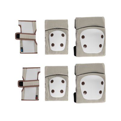 Protectores para rodillas y codos Beige