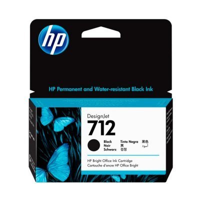 HP 712 Negro Cartucho de Tinta Original - 3ED70A