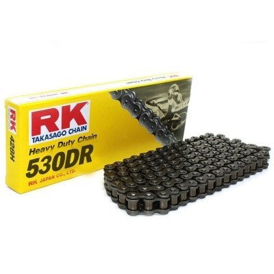 Cadena RK 530DR con 124 eslabones negro 530DR-124