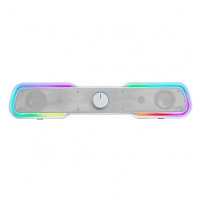 Barra de sonido mars gaming msbx 10w rgb blanca