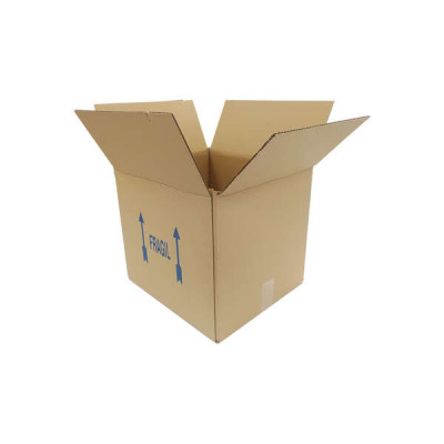 Pack de 15 cajas de Cartón 35x32x30 cm Canal 5 - Alta Resistencia, Doble/Triple Papel, Máxima Protección