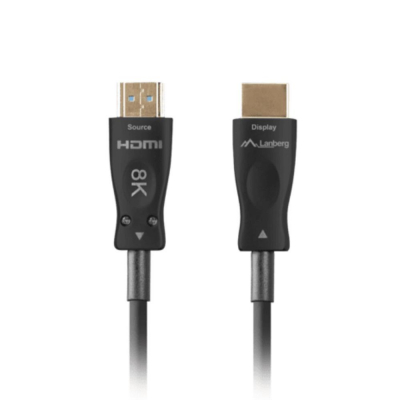 Cable hdmi aoc lanberg v2.1 m - m optico activo 8k 60hz 20m negro