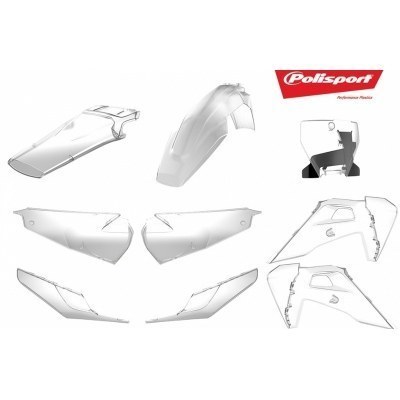 Kit de plástica Polisport TC/FC 19 Transparente 90800