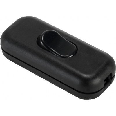 Interruptor de Paso Balancin 2A/250V Negro