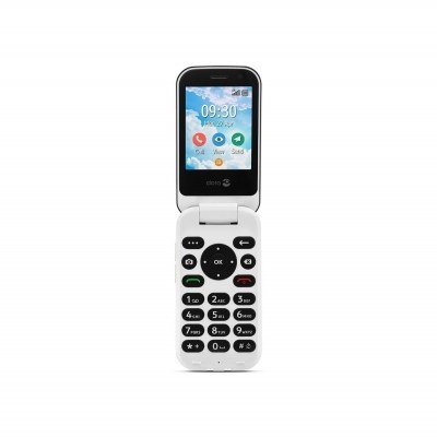 Telefono movil doro 7080 graphite - white - 2.8pulgadas - 4g - clam - grafito y blanco