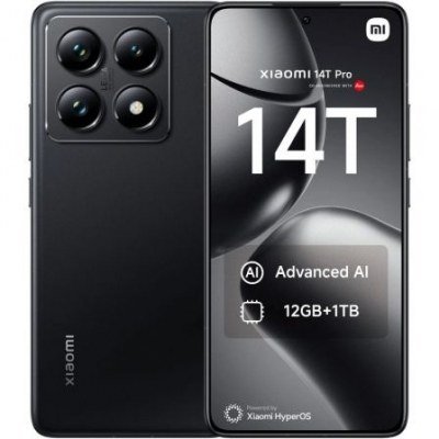 Smartphone Xiaomi 14T Pro 12GB/ 1TB/ 6.67/ 5G/ Negro Titanio