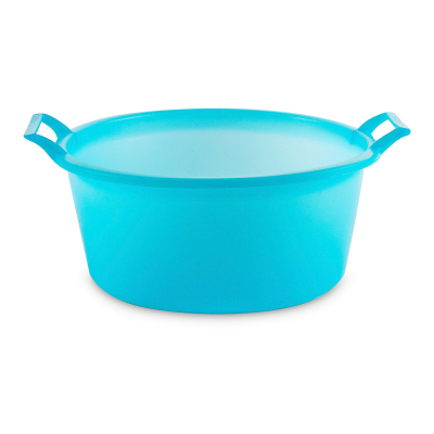 Barreño redondo azul ø33 x 16 cm 7 l