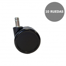 Piqueras y Crespo Kit de 10 ruedas de nailon de 65mm