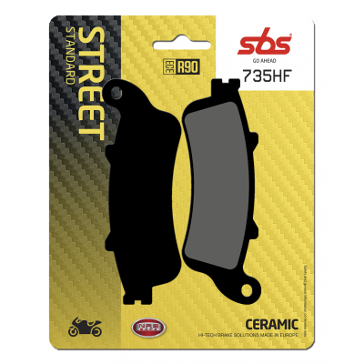 HF Street Ceramic Organic Brake Pads SBS 735HF