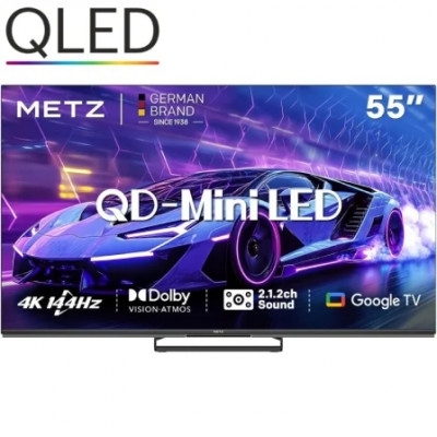 Televisor Metz QLED-MiniLED 55MNE8000Z 55/ Ultra HD 4K/ Smart TV/ WiFi