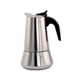 Cafetera italiana Orbegozo KFI960, 9 tazas, inducción, inox