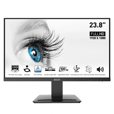 MSI MP243X Monitor 23.8 IPS FHD 75hz VGA HDMI