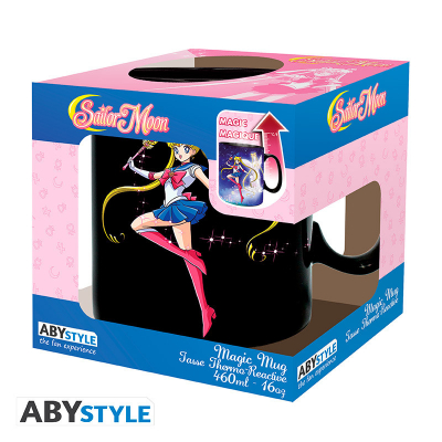 Taza termica abystyle sailor moon sailor & chibi