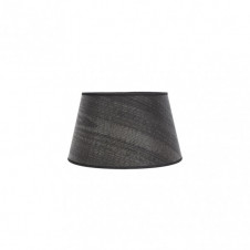 Pantalla Salma E27 Madera Negra 25dx20dx15h Conica