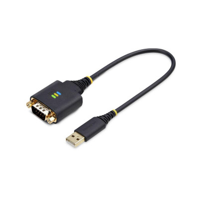 Cable usb tipo a a rs232 db9 startech 0.30m - macho - macho - negro