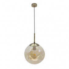 Colgante Pinap 1xe27 Cuero/ambar Regx25x25 Cm
