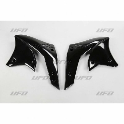 Paneles laterales radiador UFO negro Kawasaki KX250F KA03767#001