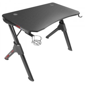 Mesa Gaming Mars Gaming MGD CARBON FIBER, negro