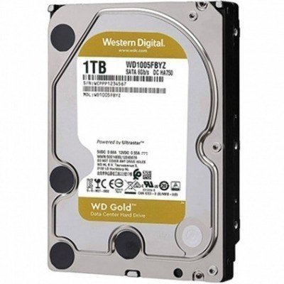 Disco duro interno hdd wd western digital gold wd1005fbyz 1tb 3.5 pulgadas sata 3 7200rpm 128mb