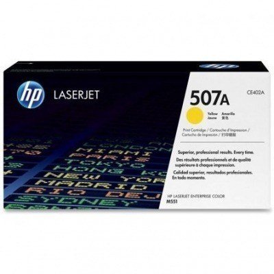 HP CE402A Amarillo Cartucho de Toner Original - 507A
