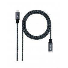 Nanocable 10.01.4501-COMB cable USB USB 3.2 Gen 2x2 1 m USB C Negro