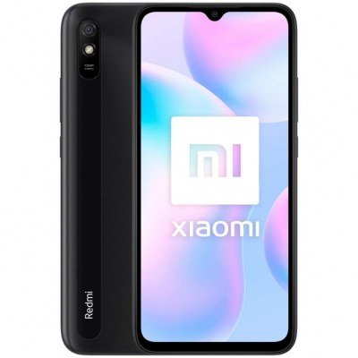 Telefono movil smartphone xiaomi redmi 9a gris granito - 6.53pulgadas - 32gb rom - 2gb ram - 13mpx - 5mpx - 5000mah - 4g - octa core - desbloqueo facial.