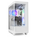 NOX Semitorre HUMMER ETHER Cristal Curvo Blanco