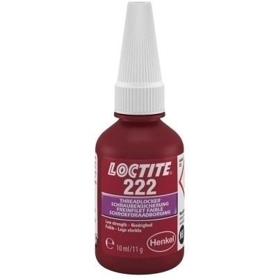 Fijador de roscas LOCTITE 222 baja resistencia - Bote 10ml 230302