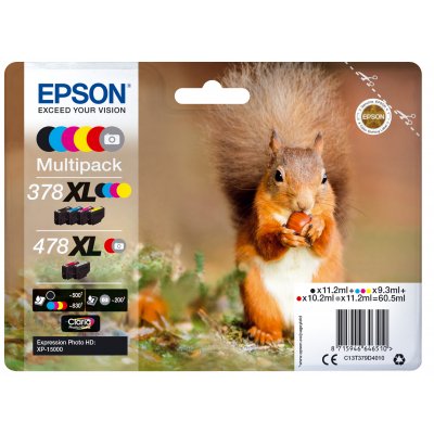 MULTIPACK 6 COLOURS 478XL PHOTO
