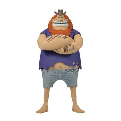 Figura banpresto one piece dxf the grandline series special jaguar d.saul 18cm