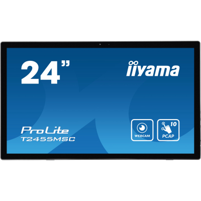 T2455MSC-B1 pantalla de señalización Pantalla plana para señalización digital 61 cm (24) LED 400 cd / m² Full HD Negro Pantalla táctil