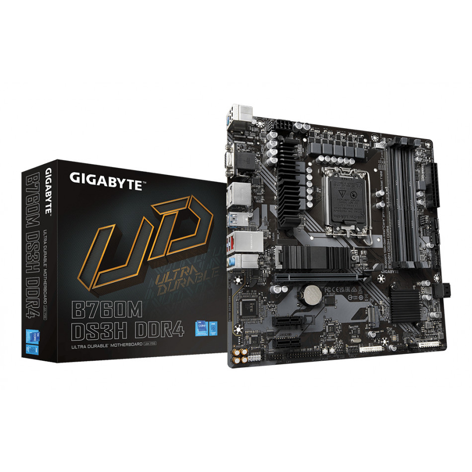 Gigabyte Placa Base B760M DS3H DDR4  mATX LGA1700
