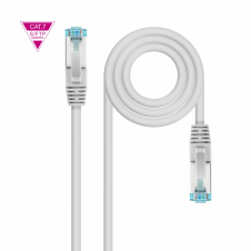 Nanocable Cable de Red Cat.7 600MHZ LSZH SFTP PIMF AWG26, Gris, 25 m