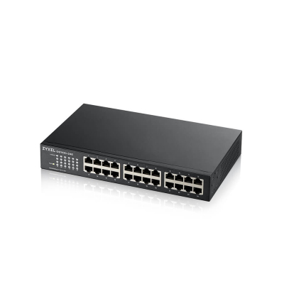 GS1100-24E No administrado Gigabit Ethernet (10/100/1000) Negro