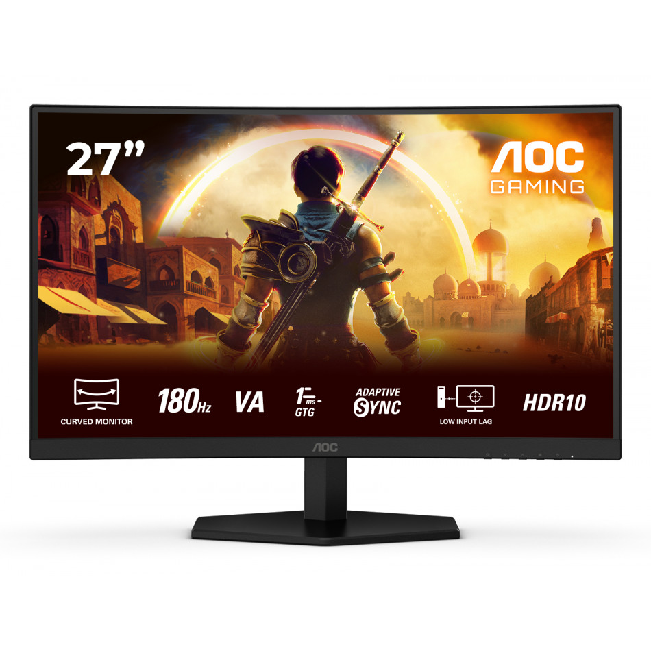 G4 C27G42E pantalla para PC 68,6 cm (27") 1920 x 1080 Pixeles Full HD LED Negro, Rojo