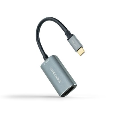 Conversor USB-C a DisplayPort GRIS NANOCABLE