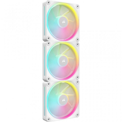 Ventilador caja corsair lx120 icue link rgb 3 x 120mm blanco