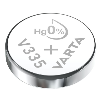 Micro pila de boton silver sr512sw - v335 100mah (blister 1 unid.) ø5,8x1,25mm