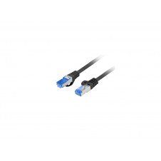 Lanberg PCF6A-10CC-0200-BK cable de red Negro 2 m Cat6a S/FTP (S-STP)