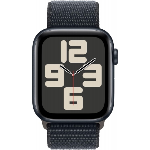 Apple Watch SE 3rd/ Gps/ 44mm/ Caja de Aluminio Medianoche/ Correa Deportiva Loop Medianoche
