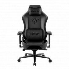 Nova silla gaming alta gama fabricada en cuero negro