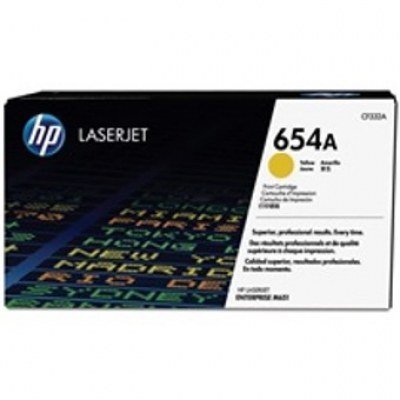 Toner hp 654a cf332a amarillo 15000 paginas