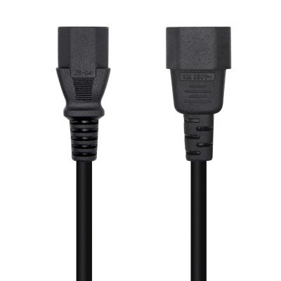 Aisens - Cable Alimentación Cpu, C13/H-C14/M, Negro, 3.0M