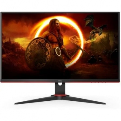 Monitor Gaming AOC Q27G2E/BK 27/ QHD/ 1ms/ 144Hz/ VA/ Negro y Rojo