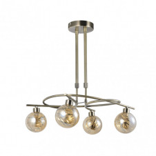 Lampara Varanasi 4xg9 Cuero Regx50x32 Cm