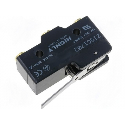 Microrruptor Palanca 42mm 15A/250Vac IP40